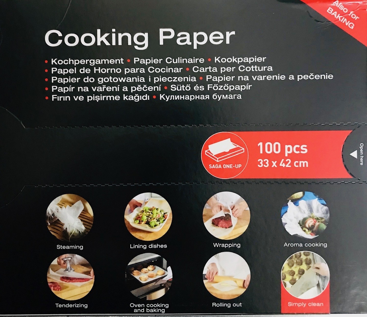 Carta da forCarta da forno Dispencer pz.100 misura cm.33×42 - immagine 2