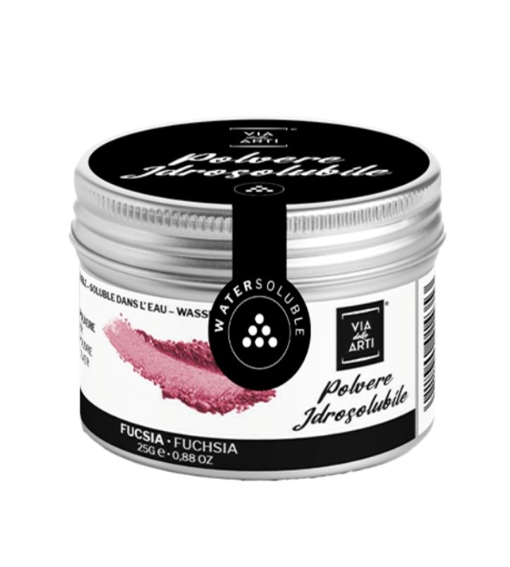 Colorante in polvere idrosolubile Fuxia concentrato gr.25 volcke - immagine 2
