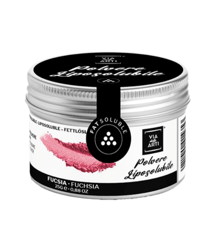 Colorante in polvere liposolubile Fuxia concentrato gr.25 volcke - immagine 2