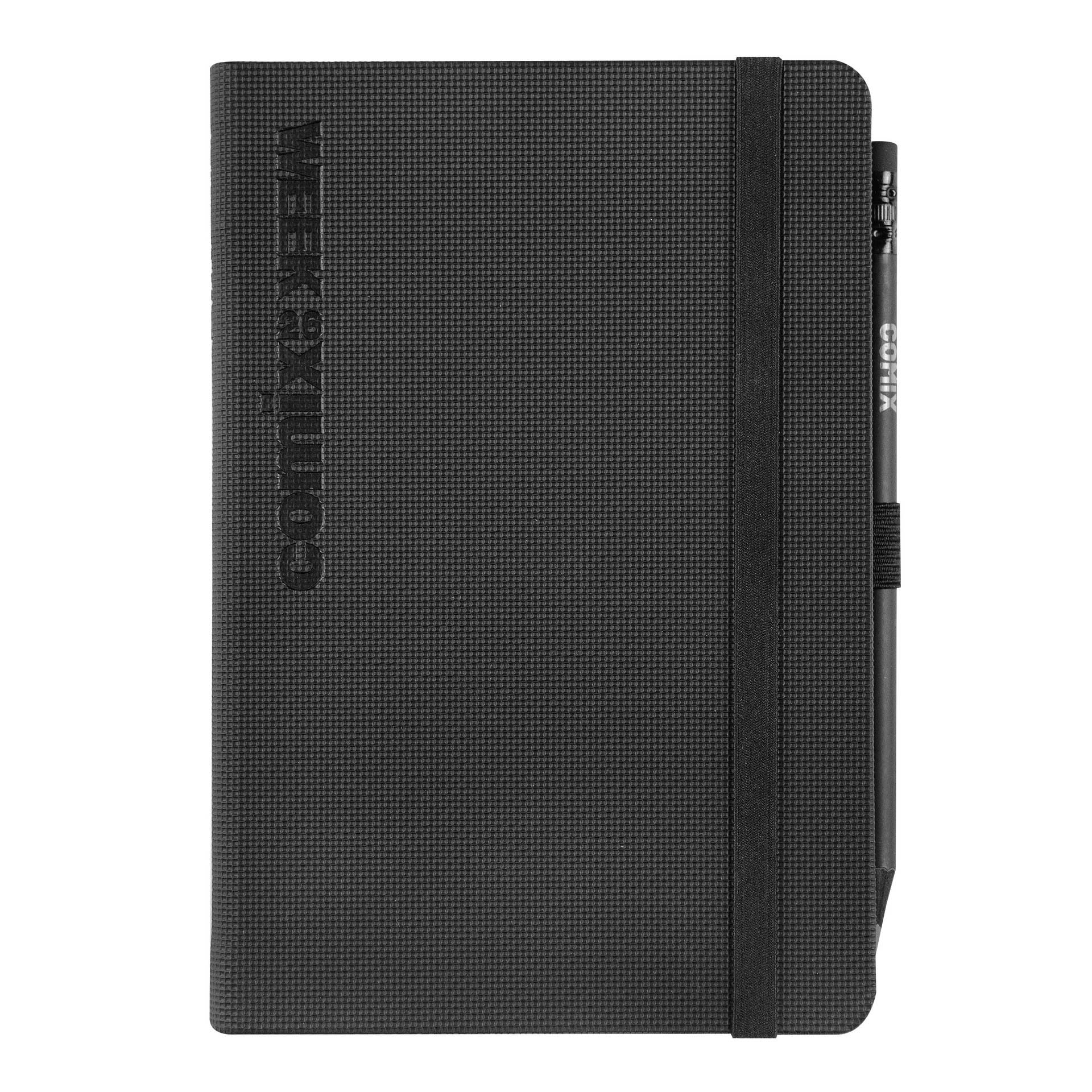 Agenda 12 Mesi 2026 Medium Settimanale Comix Black Tx - immagine 2