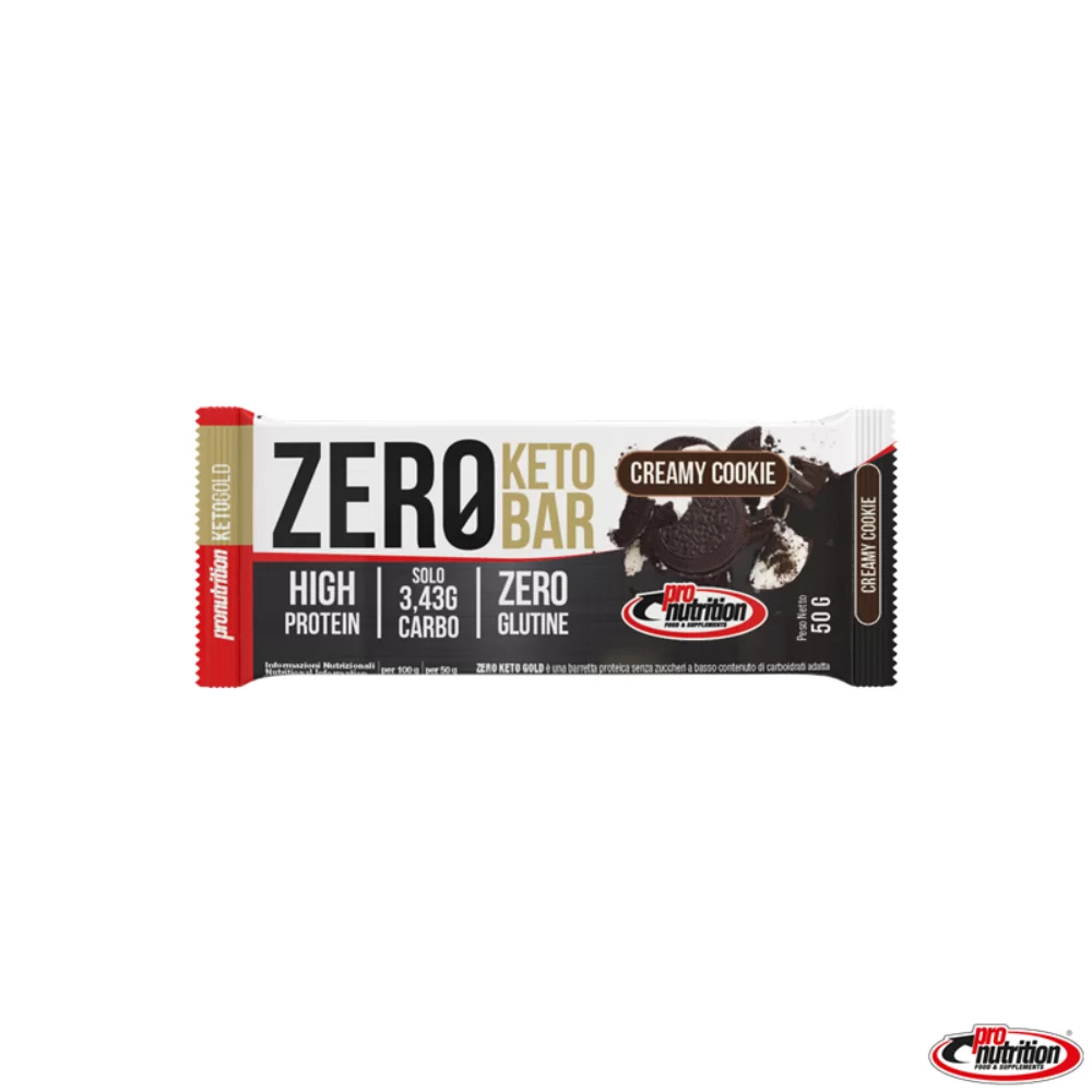 ZERO BAR KETO 50GR- CREAMY COOKIE - immagine 2