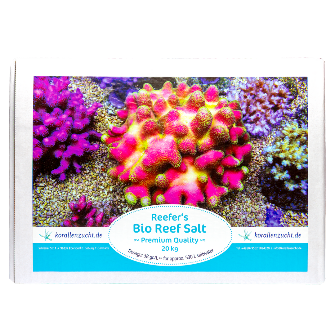 Korallen-Zucht – Reefer’s Bio Reef Salt Premium – 20Kg - immagine 2