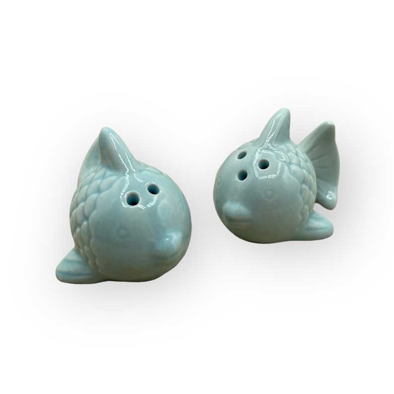 Set Sale e Pepe Pesciolini in Porcellana – Articolo da Regalo, Home Design - immagine 2