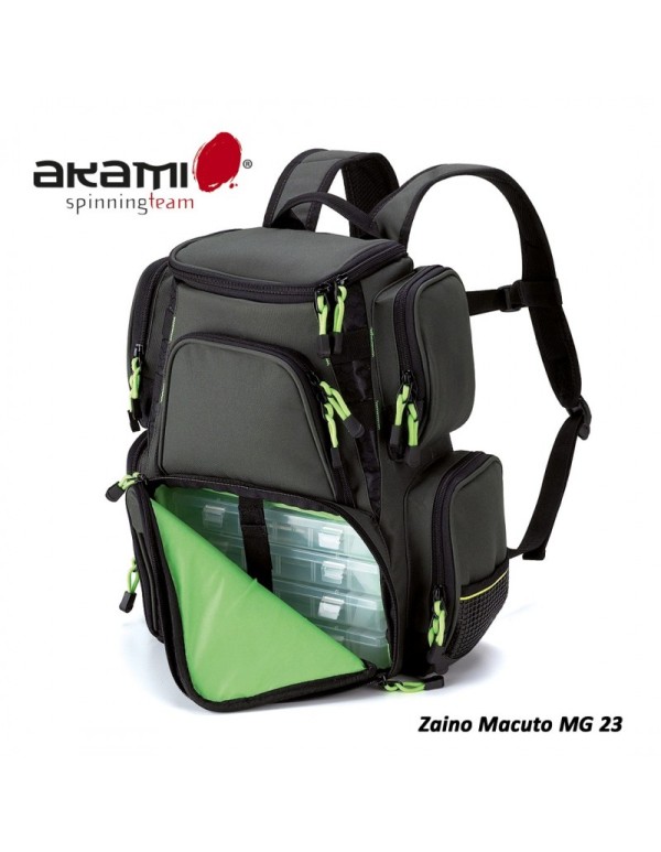 Zaino porta accessori Surf Casting Spinning AKAMI Macuto MG23 - immagine 2