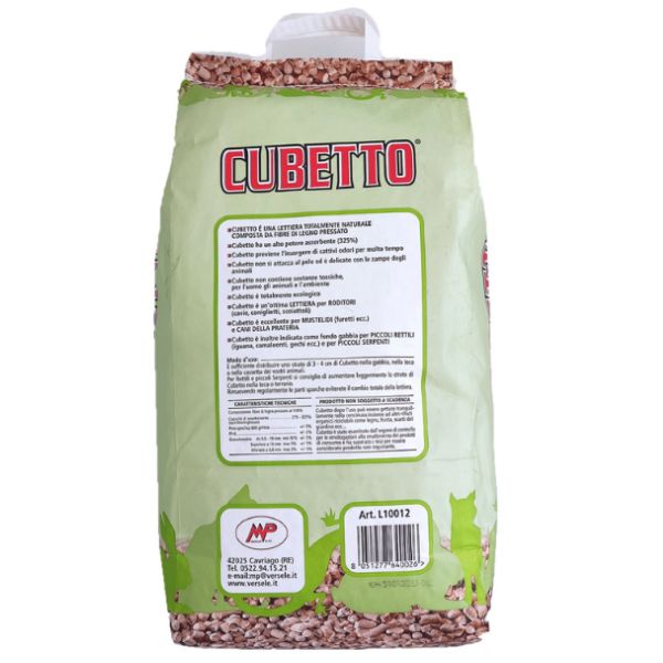 Versele Laga Cubetto Lettiera igienica Ecologica 8 lt (5 kg) - immagine 3