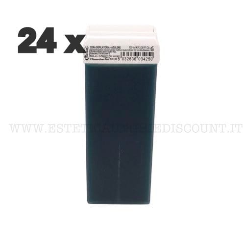 Scatola 24 Cera Liposolubile Ro.ial Rullo Cartuccia da 100 ml all’Azulene - immagine 2