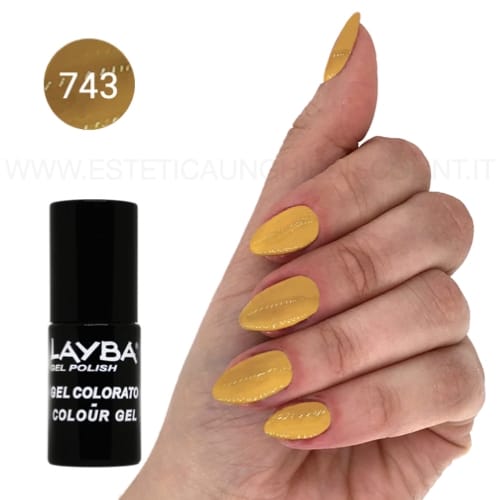 Layba Gel Polish Smalto Gel Semipermanente – 743 LIFE IN ARUBA - immagine 2