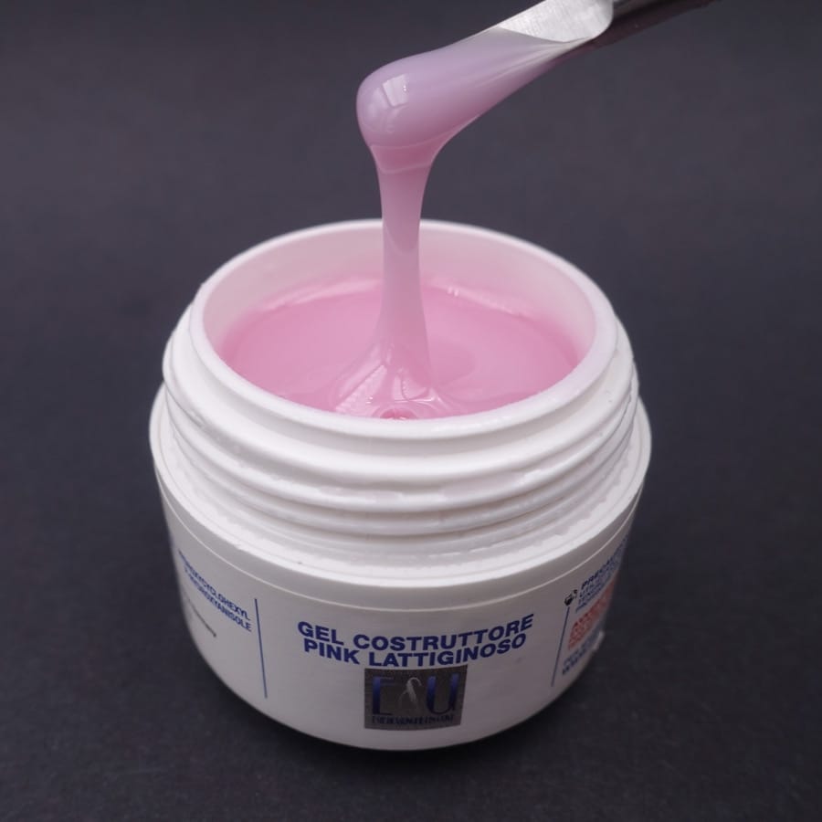 Gel UV Costruttore Pink Lattiginoso Viscosità Media 15 ml - immagine 2