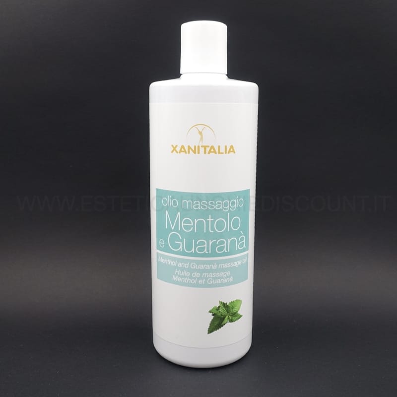 Olio da Massaggio XANITALIA Rinfrescante e Tonificante al Mentolo 500ml - immagine 2